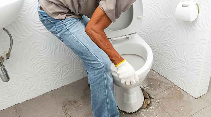 Remplacement de WC au sol réalisé