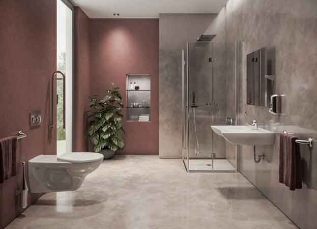WC neuf installé après remplacement